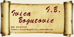 Ivica Bogutović vizit kartica